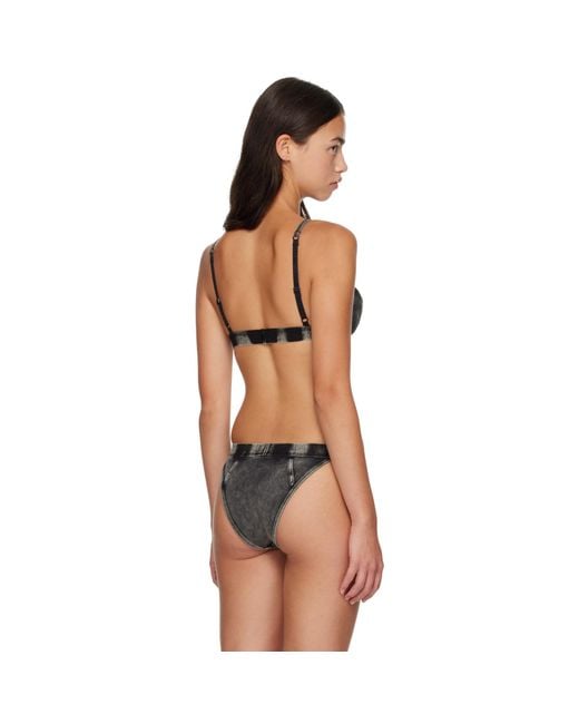 DIESEL Black Triangle Bra