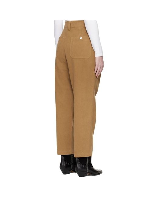 Isabel Marant Natural Tan Opalyna Jeans