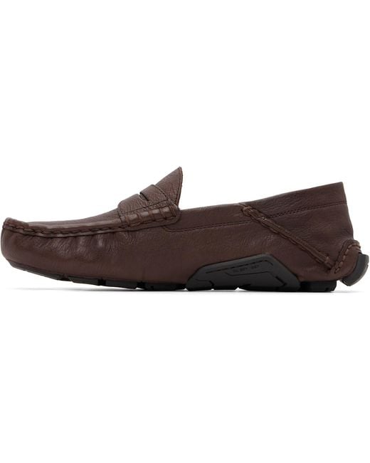 Polo Ralph Lauren Brown Anders Leather Driver Shoes for men