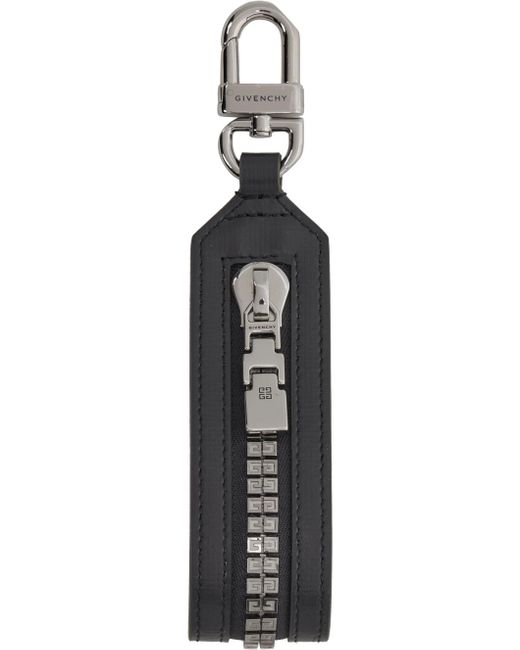 Givenchy Gray 4g Zip Keychain in Black for Men Lyst Canada