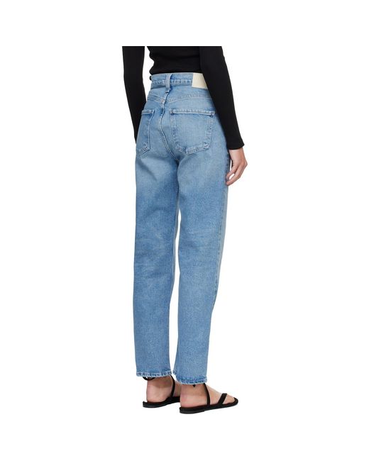 Citizens of Humanity Blue Delfina Straight Jeans