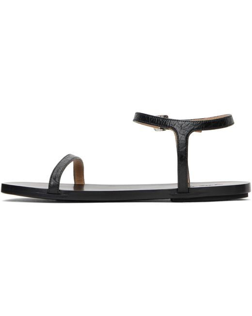 Marsèll Black Sottile Sandals