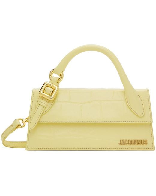 Jacquemus Yellow 'le Chiquito Long Boucle' Bag
