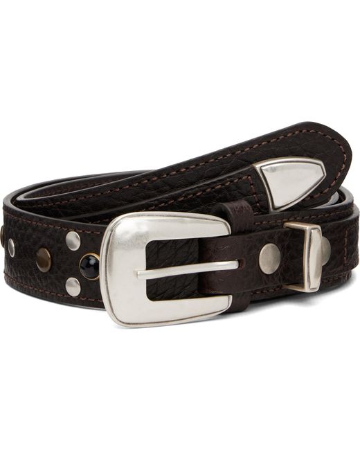 Lemaire Black Western Studs 30 Belt for men