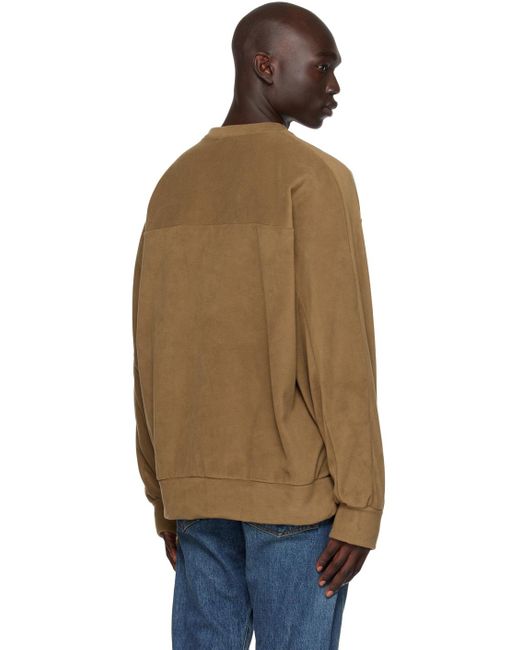 Undercover Natural Taupe Hand Sweatshirt for men