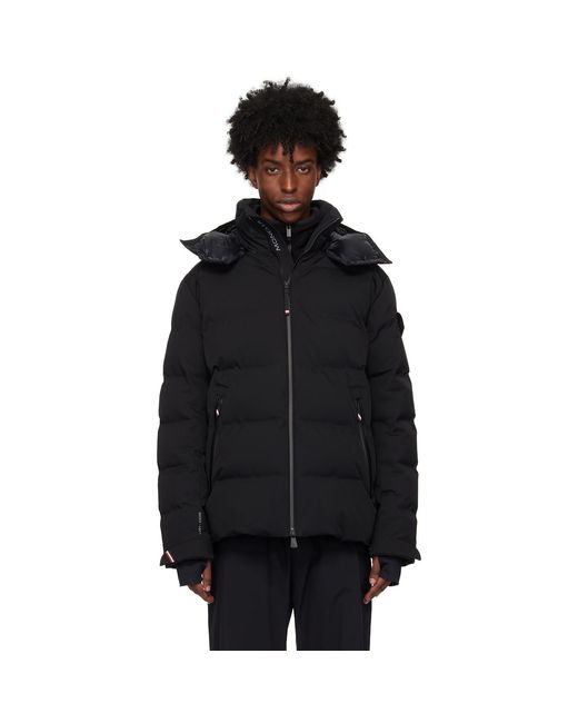 Moncler Black Montgetech Short Down Jacket for men
