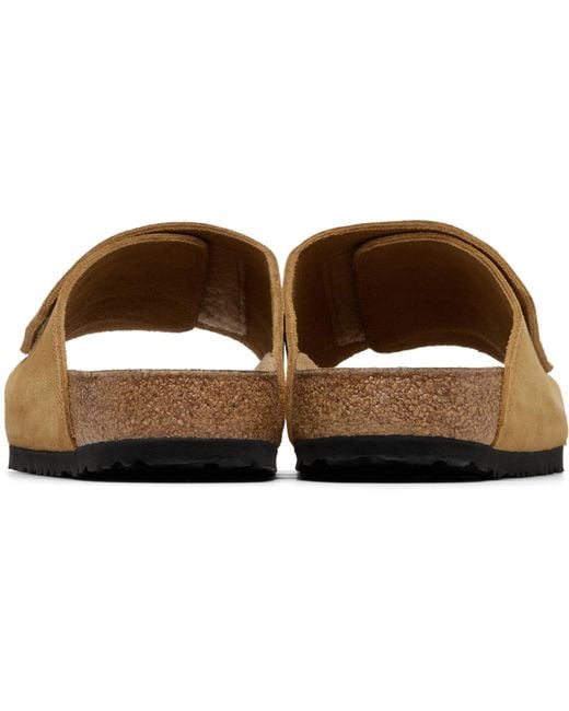 Birkenstock Brown Regular Solana Sandals for men