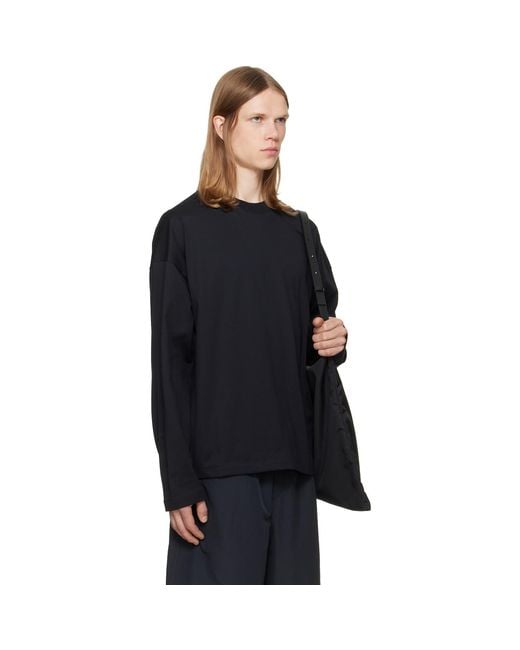 Jil Sander Blue Cotton Crew-Neck T-Shirt for men