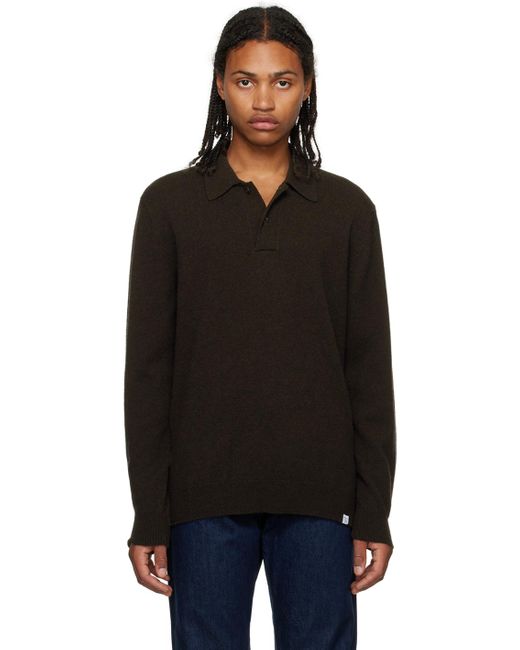 Norse Projects Black Brown Marco Polo for men