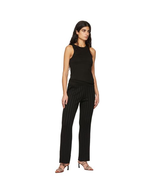 House of Dagmar Black Penelope Lounge Pants