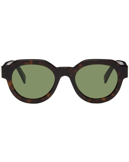 Retrosuperfuture Green Tortoiseshell Vostro Sunglasses for men