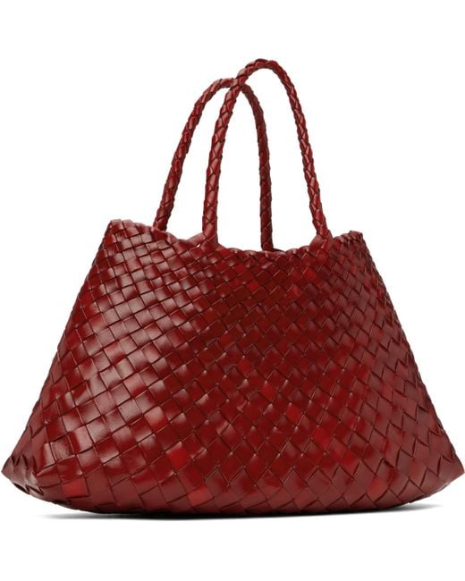 Dragon Diffusion レッド スモール Santa Croce トートバッグ Red