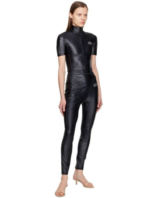 Alexander Wang Black Panty Line leggings Lyst