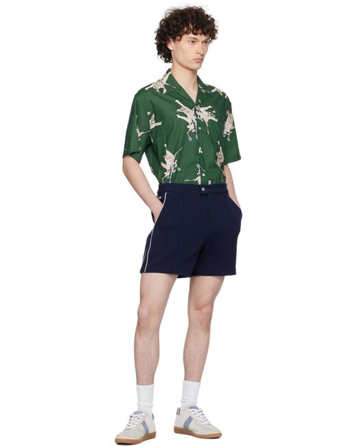 メンズ Lacoste ネイビー Elevated テニス ショートパンツ Blue