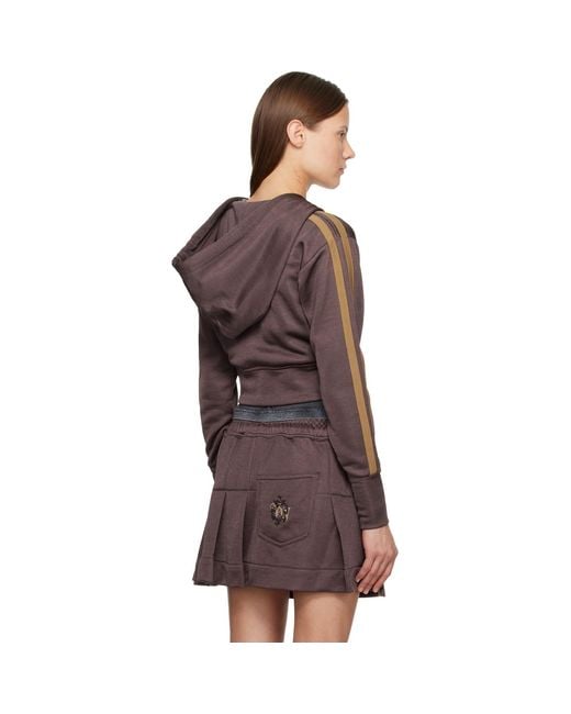 Vivienne Westwood Purple Striped Leo Hoodie