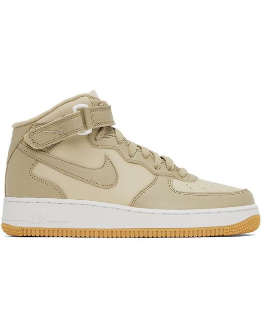 Nike Brown Air Force 1 Mid '07 Lx Shoes for men