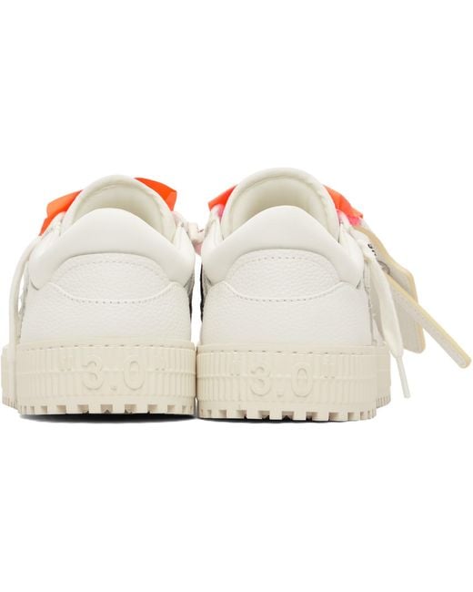 Off-White c/o Virgil Abloh Black Low Top 3.0 Off Court Sneakers for men