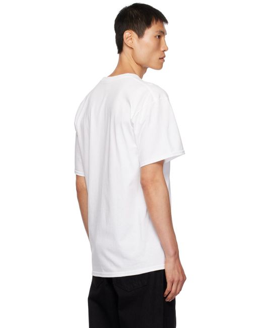 Noah NYC White 'god Bless' T-shirt for men