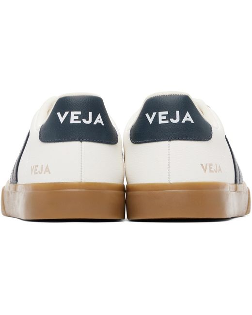 Veja Black Off- Campo Leather Sneakers for men