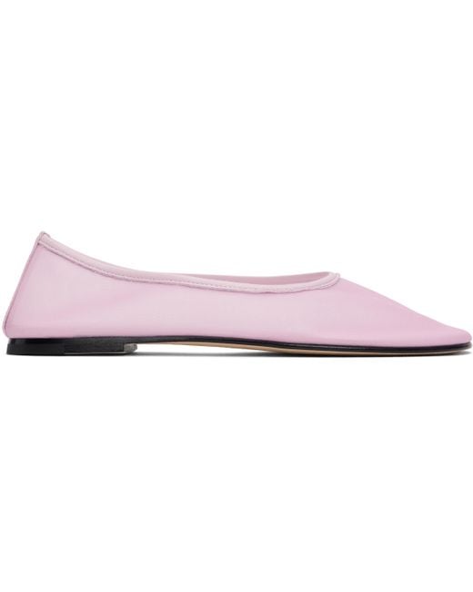 Dear Frances Black Balla Mesh Ballerina Flats
