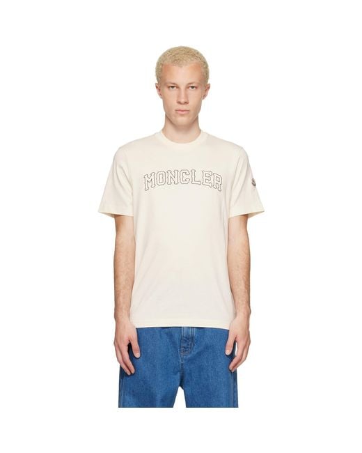 Moncler White Off-/T-Shirt for men