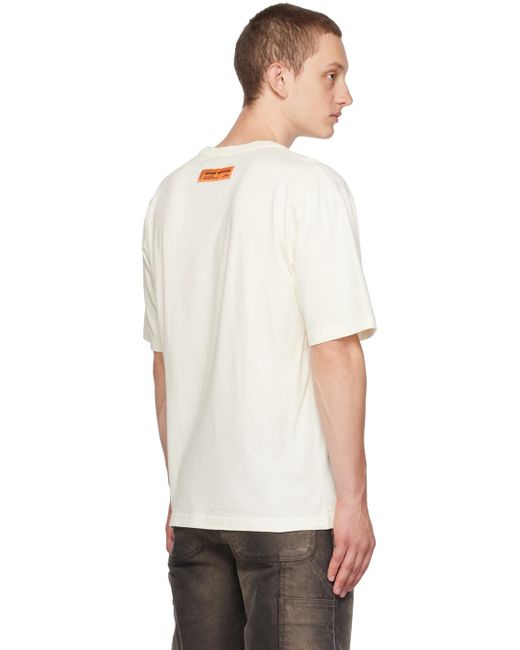 Heron Preston Black Off-white 'hpny' T-shirt for men