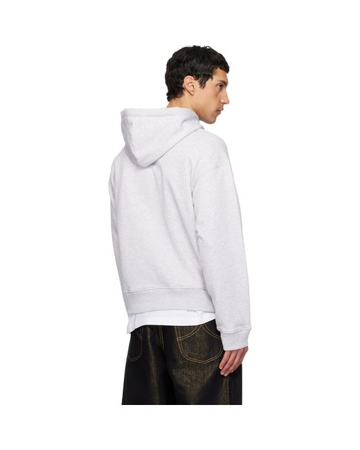 Moschino White Archive Goose Hoodie for men