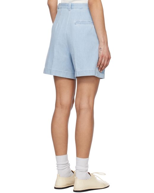 A.P.C. Blue Nola Denim Shorts