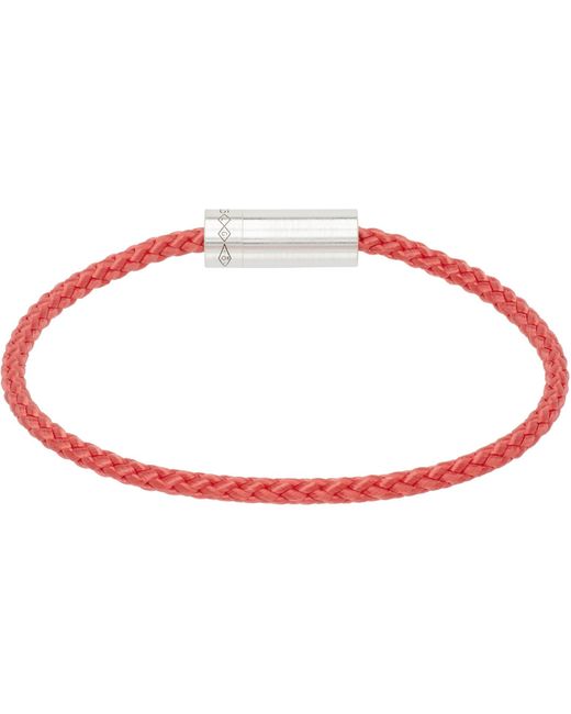 Le Gramme Red Nato Cable 'Le 7G' Bracelet for men