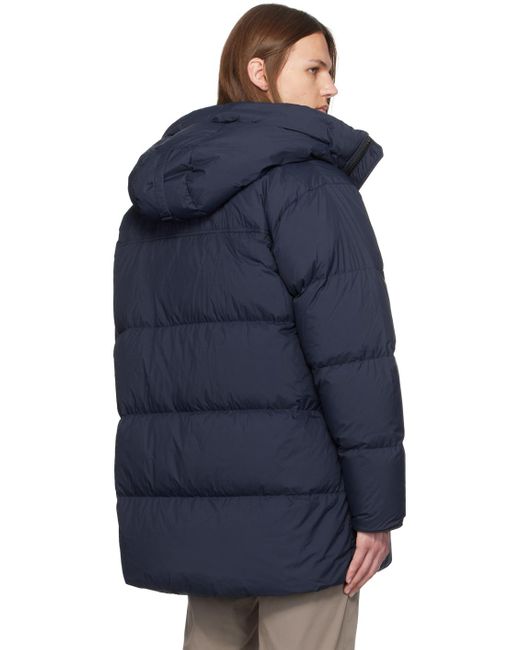 Blouson Lawrence Bleu Marine Rembourre En Duvet Canada Goose pour homme en coloris Bleu Lyst