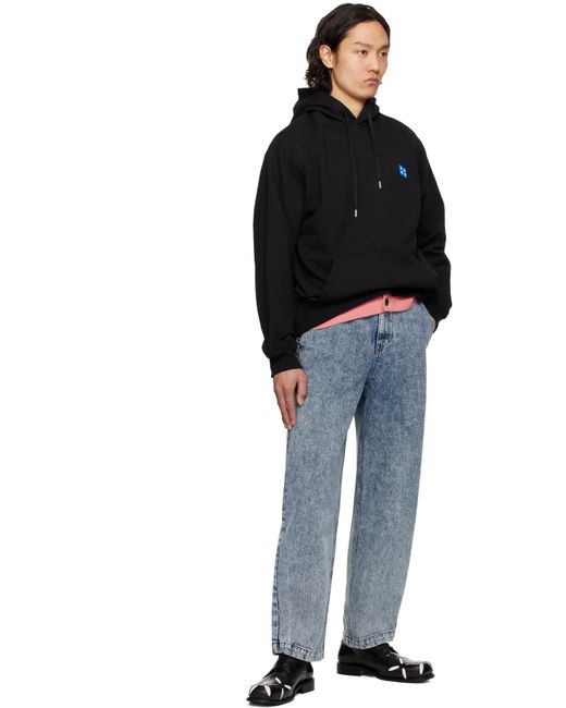 Adererror Black Sig; Trs Tag 01 Hoodie for men
