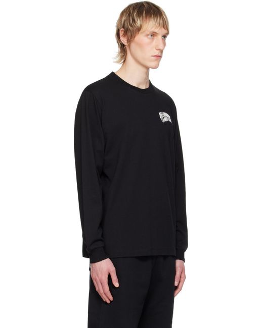 BBCICECREAM Black Small Arch Long Sleeve T-Shirt for men