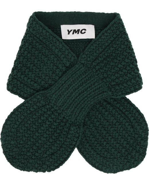 YMC Green Mini Slot Scarf