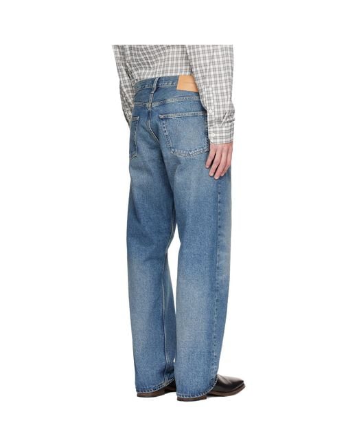 sunflower Blue Loose Jeans for men