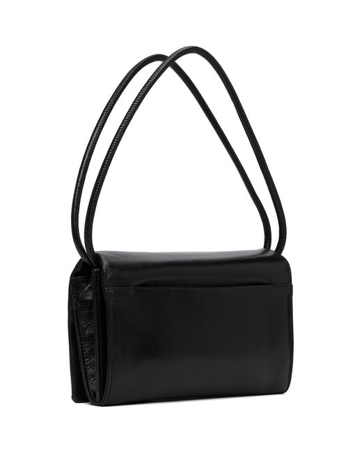 AMI Black Voulez-Vous Wallet On Strap Bag