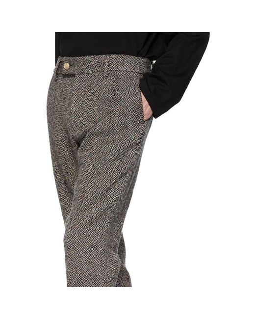 Aimé Leon Dore Grey Wool Tweed Donegal 