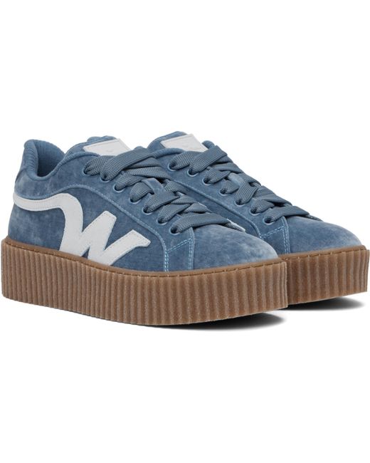 Baskets Dedalo Bleues Weekend by Maxmara en coloris Black