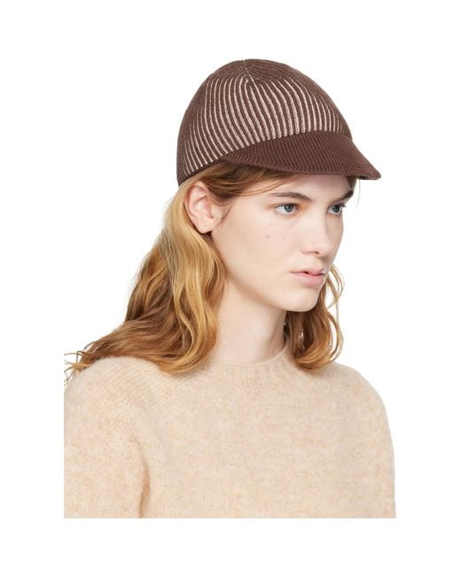 YMC Brown Knitted Cap