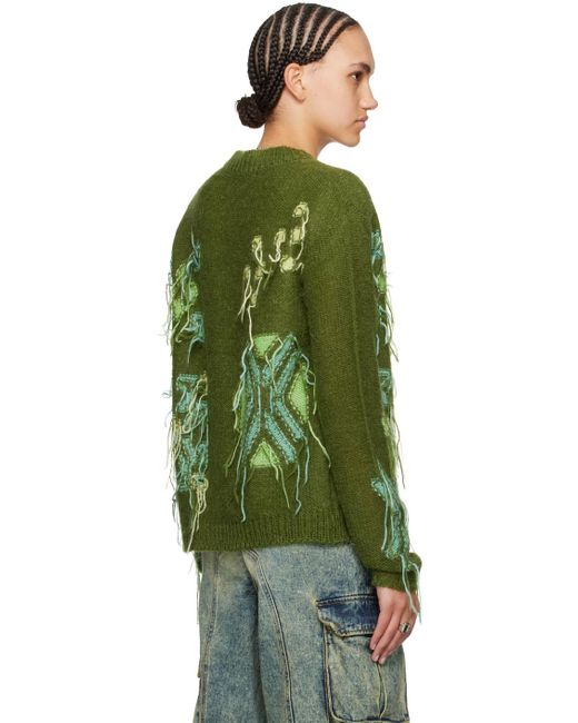 ANDERSSON BELL Green Macaron Cardigan