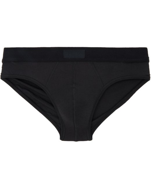 メンズ Skims ブラック Cotton ブリーフ 3枚セット Black