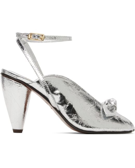 Vivienne Westwood White Bow Peep Heels