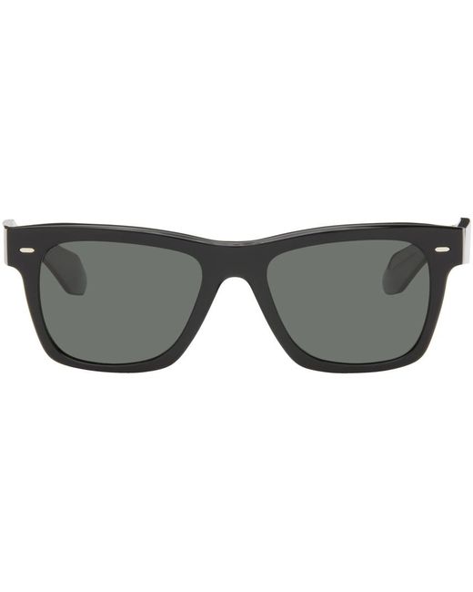 Oliver Peoples Black N.04 Sun Sunglasses for men