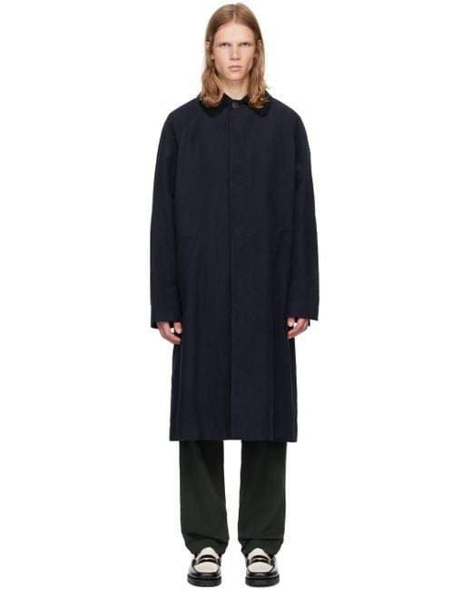 Men's Black Gaspard Rain Coat