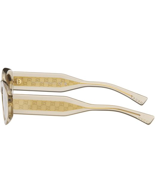Gucci Black Monogram Wirecore Sunglasses