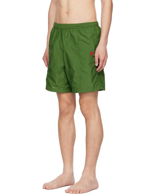 メンズ AMI ーン Ami De Cœur スイムショーツ Green