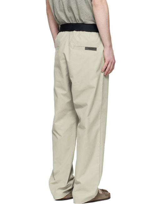 Fear Of God White Cotton Lounge Pants for men