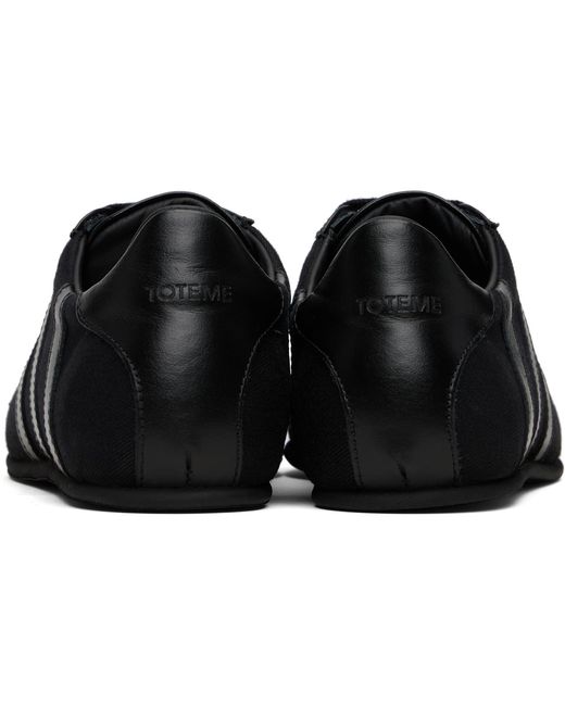 Totême  Black Canvas Sneakers