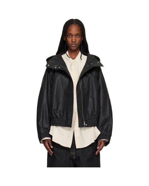 Studio Nicholson Black Cabot Jacket