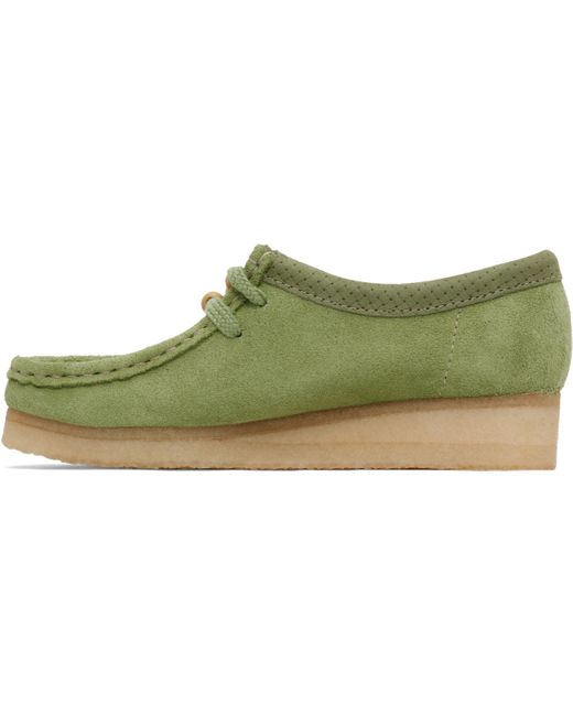 Clarks グリーン ワラビー Green