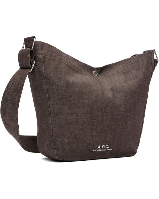 A.P.C. Black Journal Satchel
